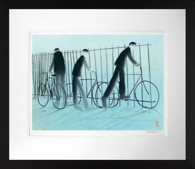 See You Monday George Framed Print on Paper by Artist Mackenzie Thorpe