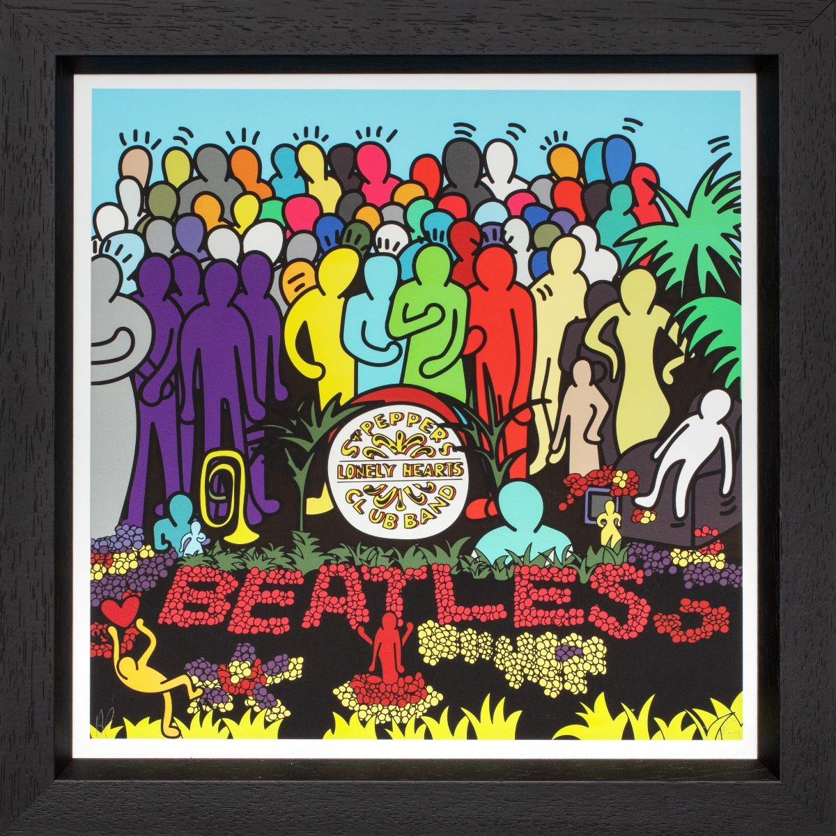 Sgt. Pepper's Lonely Hearts Club Band Framed Limited Edition Print on Paper by Artist Tboy