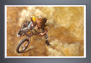 Shredder Framed Signed Limited Edition Print on Board by Artist Craig Davison