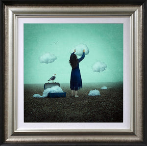 Silver Lining Framed Signed Limited Edition Print on Paper by Artist Michelle Mackie