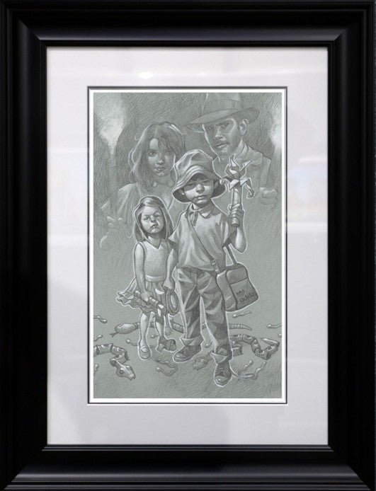 Snakes Why’d It Have To Be Snakes Framed Signed Limited Edition Print on Paper by Artist Craig Davison
