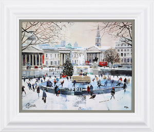 Snow Motion Framed Limited Edition Print on Board by Artist Tom Butler