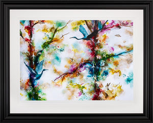 Solace Framed Print on Paper by Artist Katy Jade Dobson