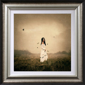 Song Bird Framed Limited Edition Print on Paper by Artist Michelle Mackie