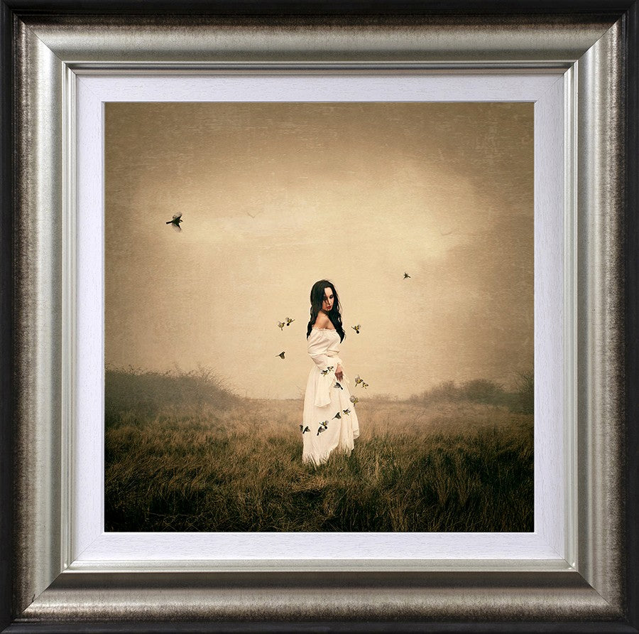 Song Bird Framed Limited Edition Print on Paper by Artist Michelle Mackie