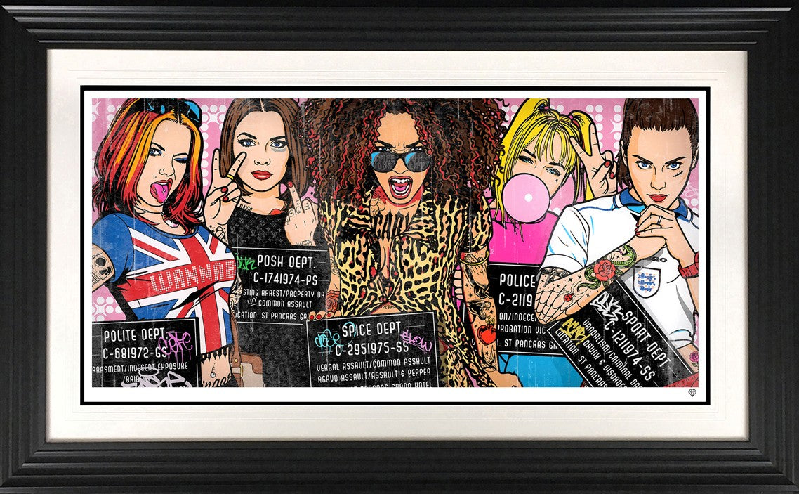 Spice Up Your Life Signed Framed Limited Edition Print on Paper by Artist JJ Adams