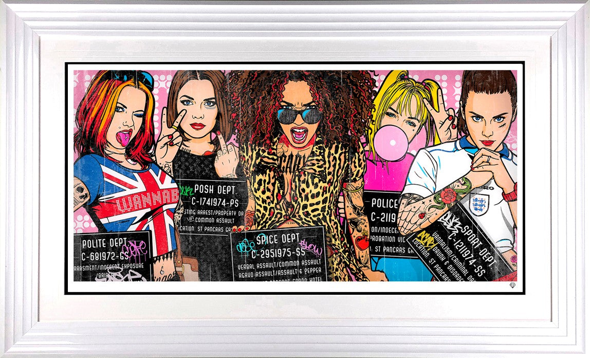 Spice Up Your Life Signed Framed Limited Edition Print on Paper by Artist JJ Adams