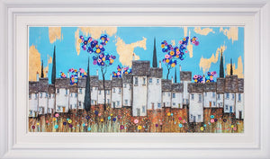 Staying Together Framed Print on Paper by Artist Dale Bowen