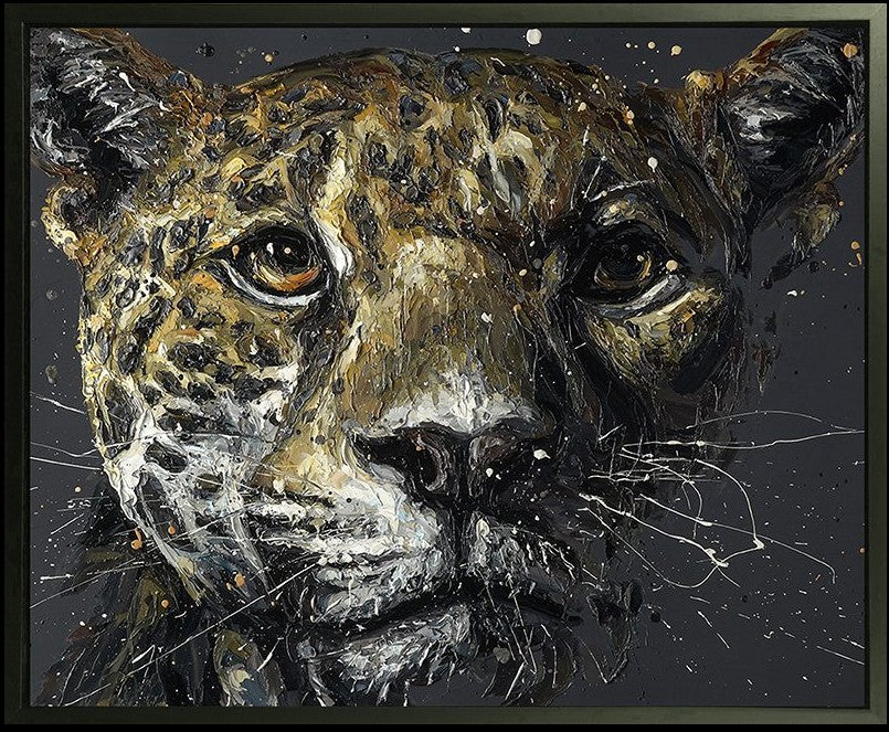 Ted Framed Signed Limited Edition Print on Canvas by Artist Paul Oz