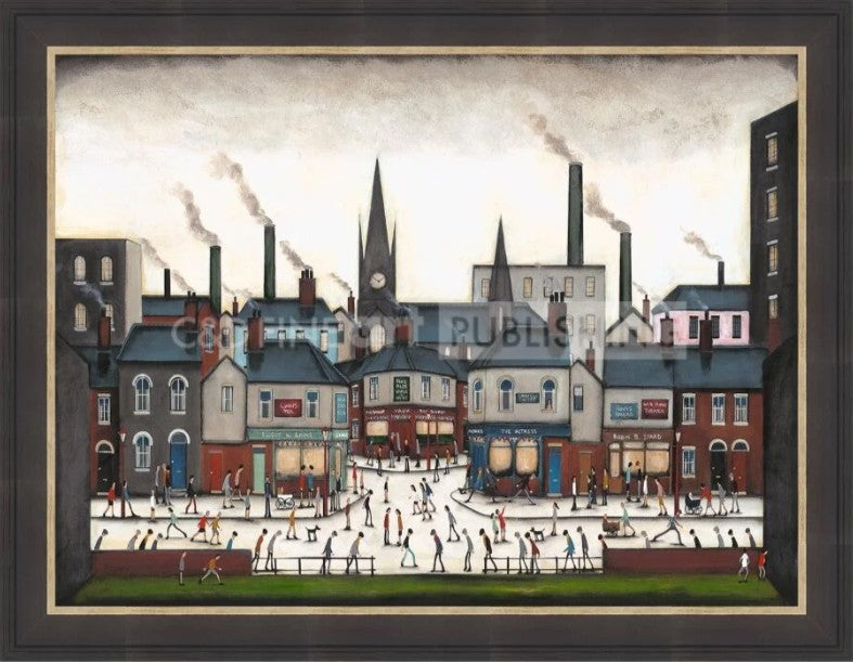 Ten to Two  Framed Signed Limited Edition Print on Board by Artist Sean Durkin
