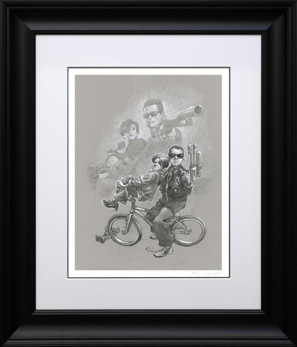Terminator Too Framed Signed Limited Edition Print on Paper by Artist Craig Davison