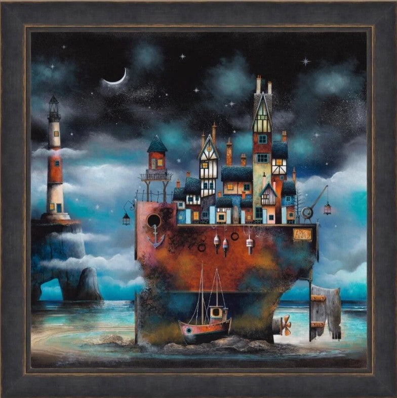 The Ark II Signed Framed Limited Edition Print on Board by Artist Gary Walton