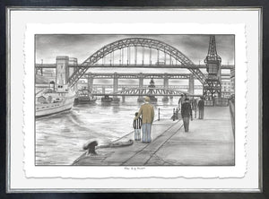 The Big River Signed Framed Limited Edition Print on Paper by Artist Leigh Lambert