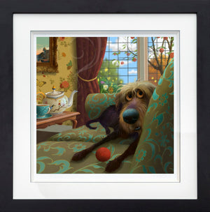 The Biscuit Tin Framed Signed Limited Print on Paper by Artist Stephen Hanson