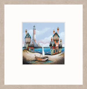 The Blue Lagoon Signed Framed Limited Edition Print on Paper by Artist Gary Walton