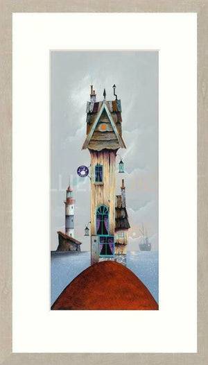 The Crab Shack Signed Framed Limited Edition Print on Paper by Artist Gary Walton