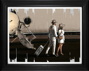 The Getaway Framed Limited Edition Print on Board by Artist Richard Blunt