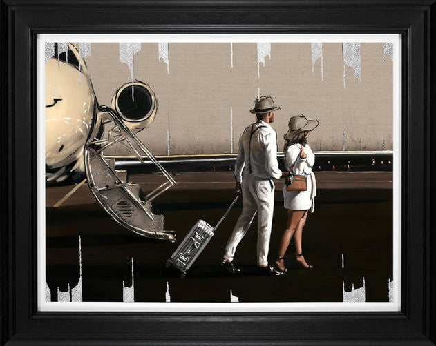 The Getaway Framed Limited Edition Print on Board by Artist Richard Blunt