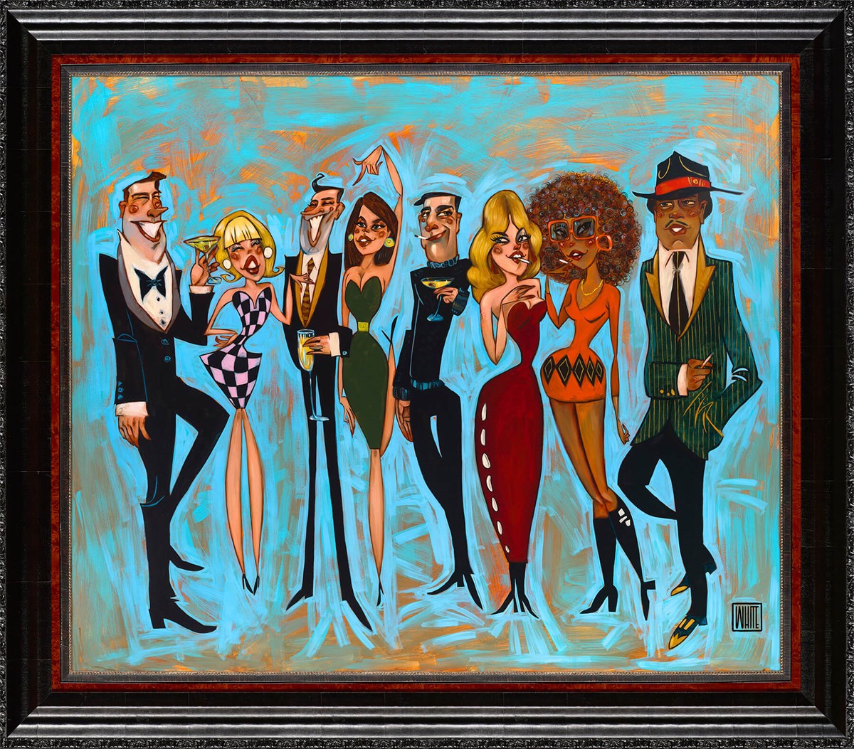 The Outsiders Framed Signed Limited Edition Print on Board by Artist Todd White 