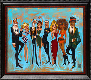 The Outsiders Framed Signed Limited Edition Print on Board by Artist Todd White 