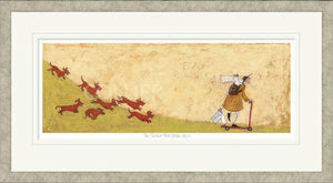 The Sandwich Thieves Strike Again Signed Framed Limited Edition Print on Paper by Artist Sam Toft
