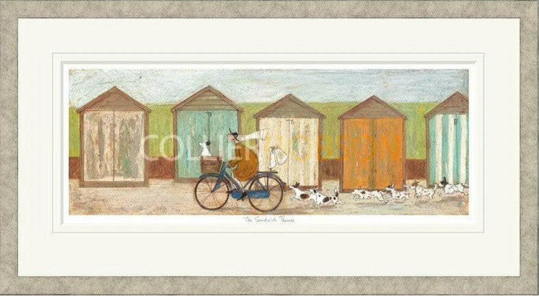 The Sandwich Thieves Signed Framed Limited Edition Print on Paper by Artist Sam Toft