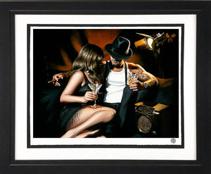 The Speakeasy Framed Print on Paper by Artist Richard Blunt