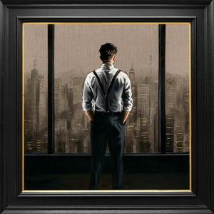 The Summit Signed Framed Limited Edition Print on Board by Artist Richard Blunt