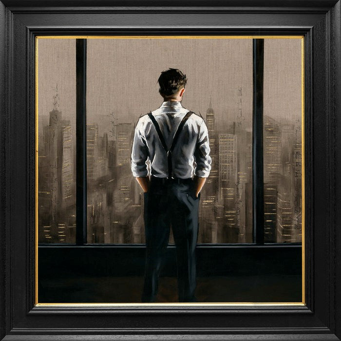 The Summit Signed Framed Limited Edition Print on Board by Artist Richard Blunt