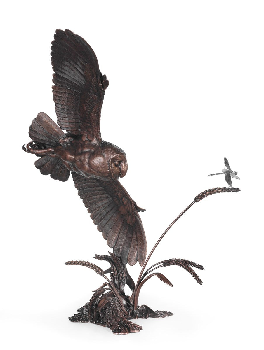 The Watcher Limited Edition Solid Bronze Sculpture by The Artist Dean Kendrick