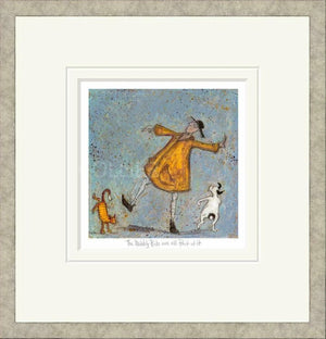The Wobbly Bits Are All Part Of It Signed Framed Limited Edition Print on Paper by Artist Sam Toft
