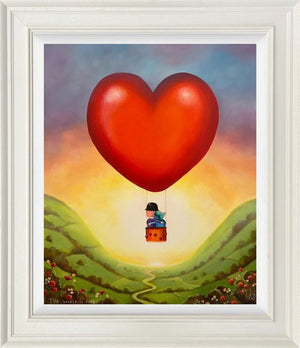 The World is Ours Framed Signed Limited Edition Print on Board by Artist Michael Adrams