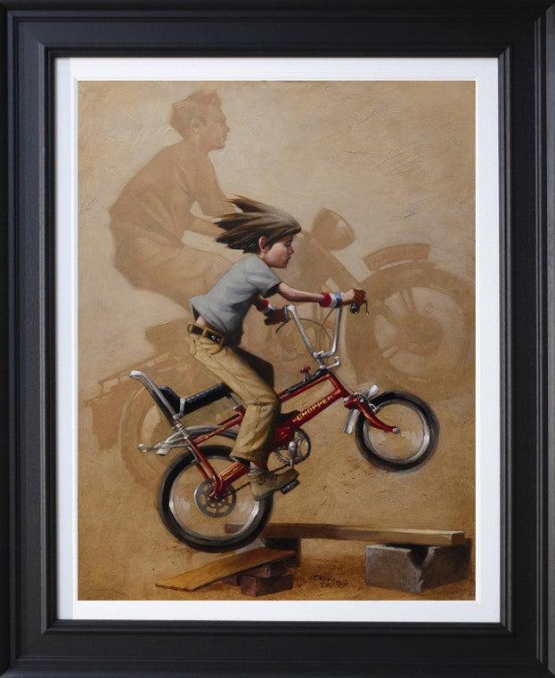 There Will Be No Escape From Zis Camp  Deluxe Signed Framed Limited Edition Print on Board by Artist Craig Davison