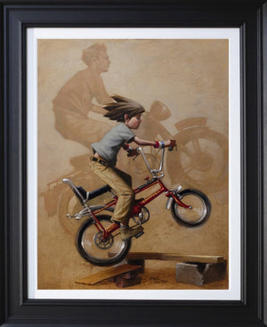 There Will Be No Escape From Zis Camp  Deluxe Signed Framed Limited Edition Print on Board by Artist Craig Davison