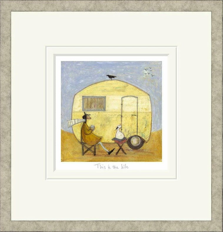 This Is The Life Signed Framed Limited Edition Print on Paper by Artist Sam Toft