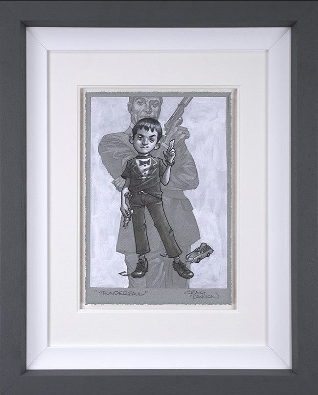 Thunder Paul Framed Signed Limited Edition Print on Paper by Artist Craig Davison