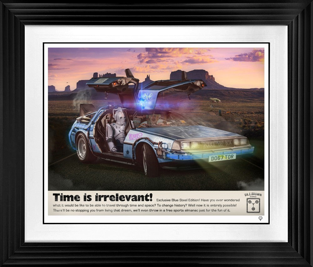 Time Lord Framed Limited Edition Print on Paper by Artist JJ Adams