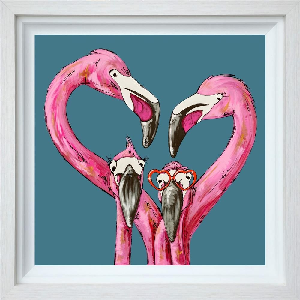 Together Forever Signed Framed Limited Edition Print on Board by Artist Amy Louise