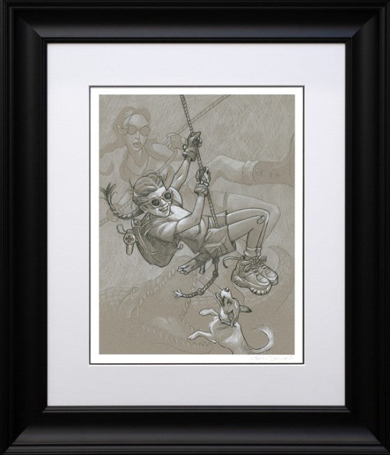 Tomb Me, Tomb You Framed Signed Limited Edition Print on Paper by Artist Craig Davison