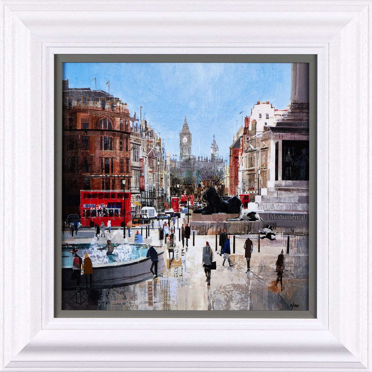 Trafalgar Flair Signed Limited Edition Print on Board by Artist Tom Butler