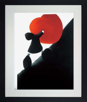 Up A Hill Framed Print on Paper by Artist Mackenzie Thorpe