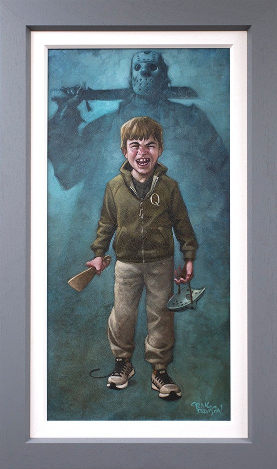 Voorhees A Jolly Good Fellow Framed Signed Limited Edition Print on Board by Artist Craig Davison