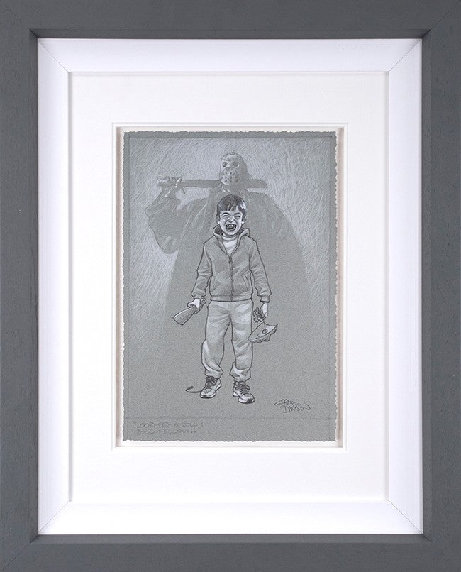 Voorhees A Jolly Good Fellow Framed Signed Limited Edition Print on Paper by Artist Craig Davison 