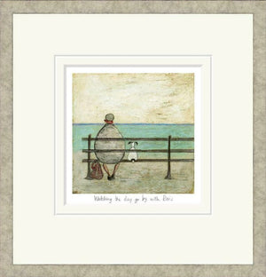 Watching The Day Go By With Doris Signed Framed Limited Edition Print on Paper by Artist Sam Toft