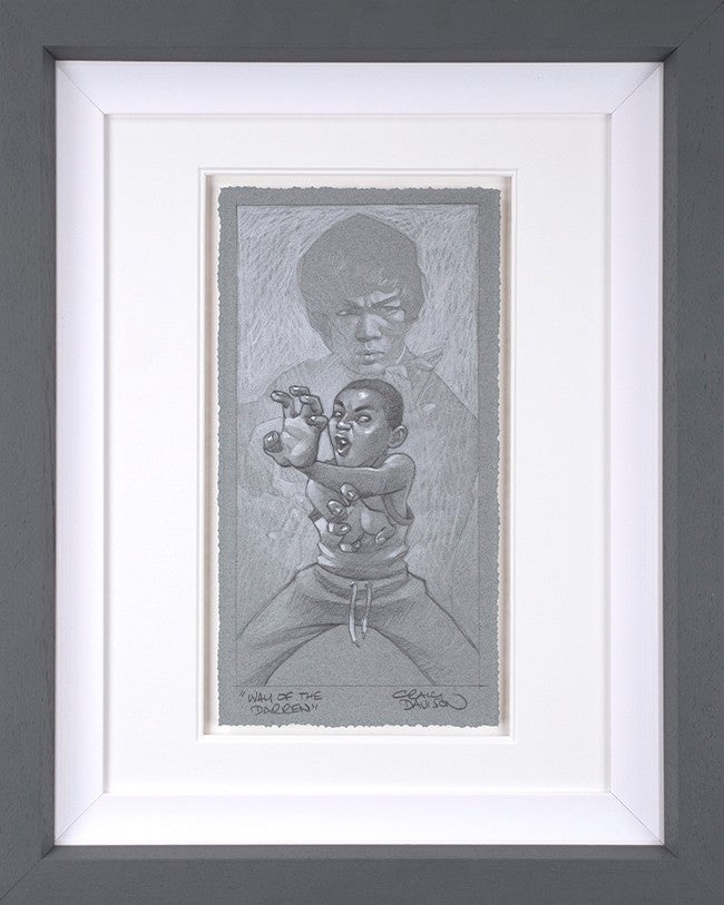 Way of The Darren Framed Signed Limited Edition Print on Paper by Artist Craig Davison
