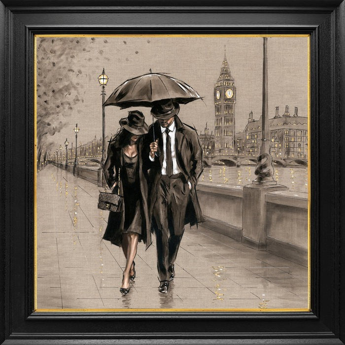 Westminster and You Framed Signed Limited Edition Print on Paper by Artist Richard Blunt
