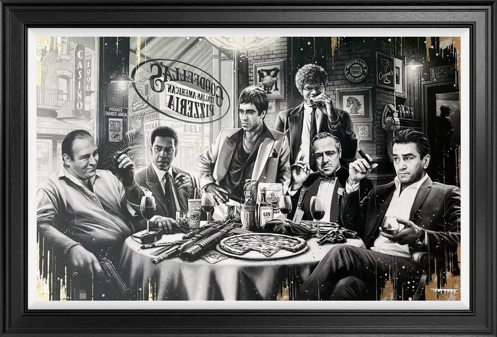 Who Order The Cannoli Deluxe Signed Limited Edition Print on Board by Artist Ben Jeffery