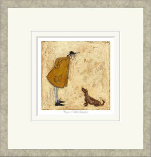 Whos A Silly Sausage Signed Framed Limited Edition Print on Paper by Artist Sam Toft