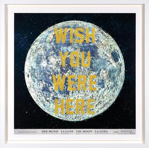 Wish You Were Here Framed Signed Limited Edition Print on Paper by Artist The Real Hackney Dave