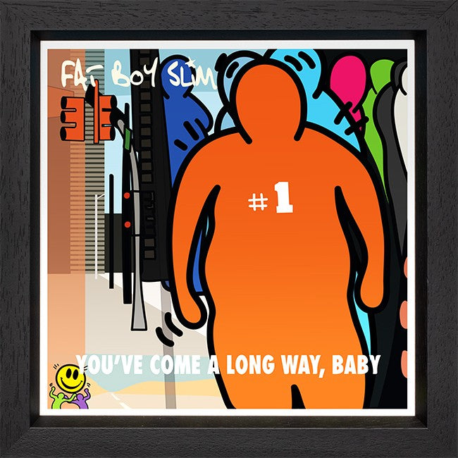 You've Come A Long Way Baby Framed Limited Edition Print on Paper by Artist Tboy
